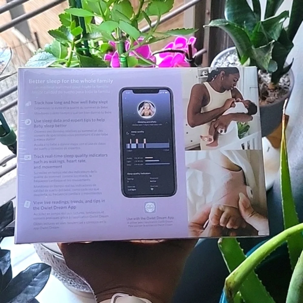 🆕️Owlet® Dream Sock Baby Monitor - Dusty Rose - Picture 1 of 8